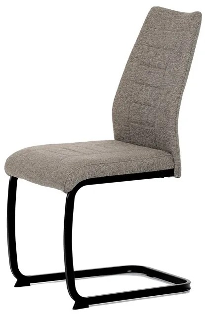 Autronic BONTEC Jedálenská stolička, hnedá, látka, DCL-438 BR2 Farba: Šedá