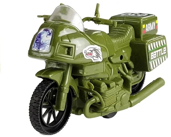 LEAN TOYS Vojenská súprava - helikoptéra, motorka, veža