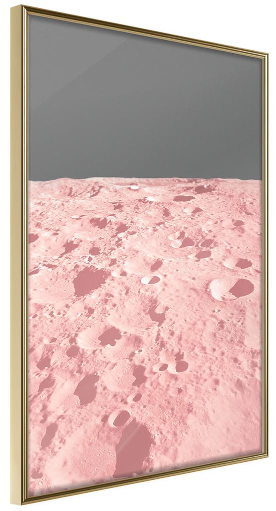 Artgeist Plagát - Pink Moon [Poster] Veľkosť: 20x30, Verzia: Čierny rám