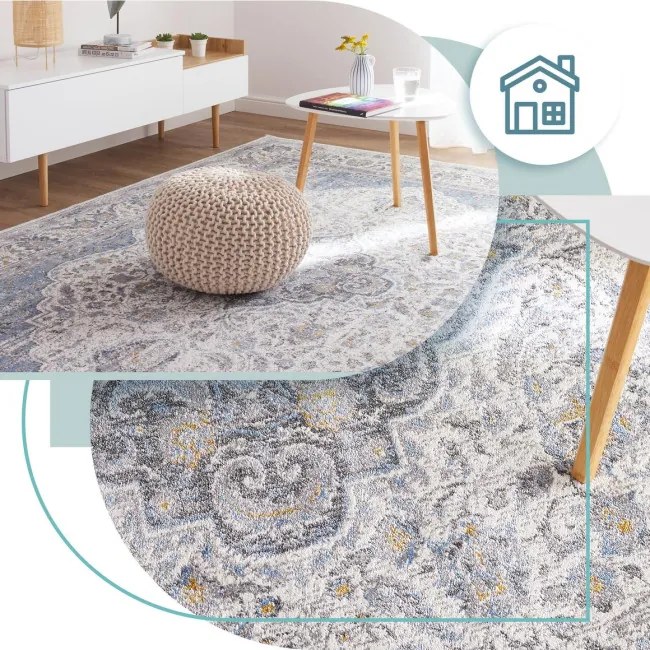 Koberec Agnella Soft Skjern sivý