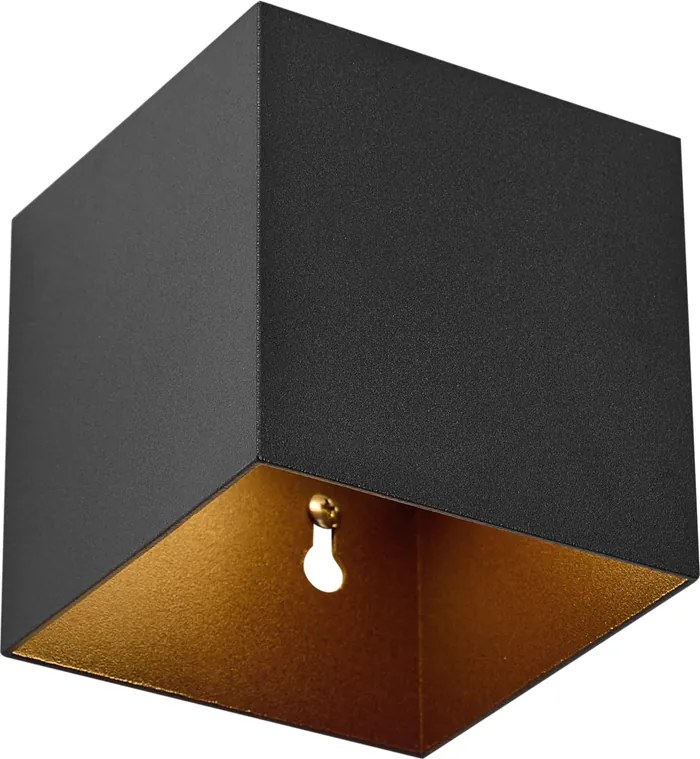 Vonkajšie nástenné svietidlo čierne vrátane LED IP65 solárne - Charlene