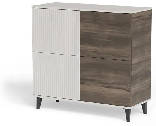 Komoda Náhodná 100 cm kašmír/orech