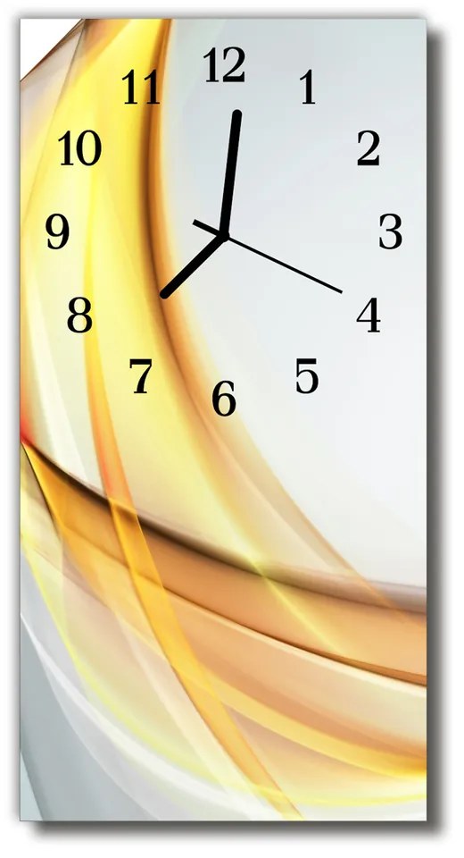 Nástenné hodiny vertikálne Umenie abstrakcia farebné čiary 30x60 cm