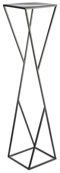 Stojan na kvety LOFT 100x23,5 cm čierna