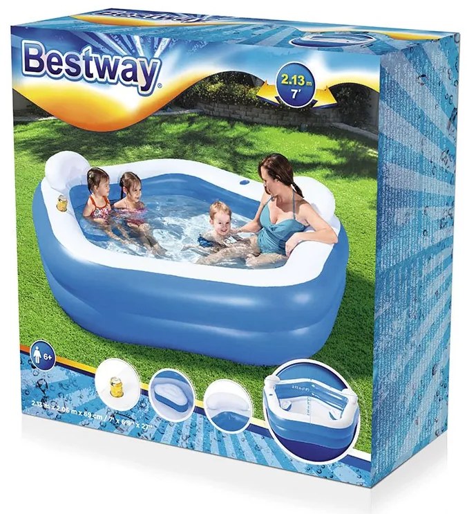 Bazén Family Fun Pool 213 x 206 cm BESTWAY - 54153