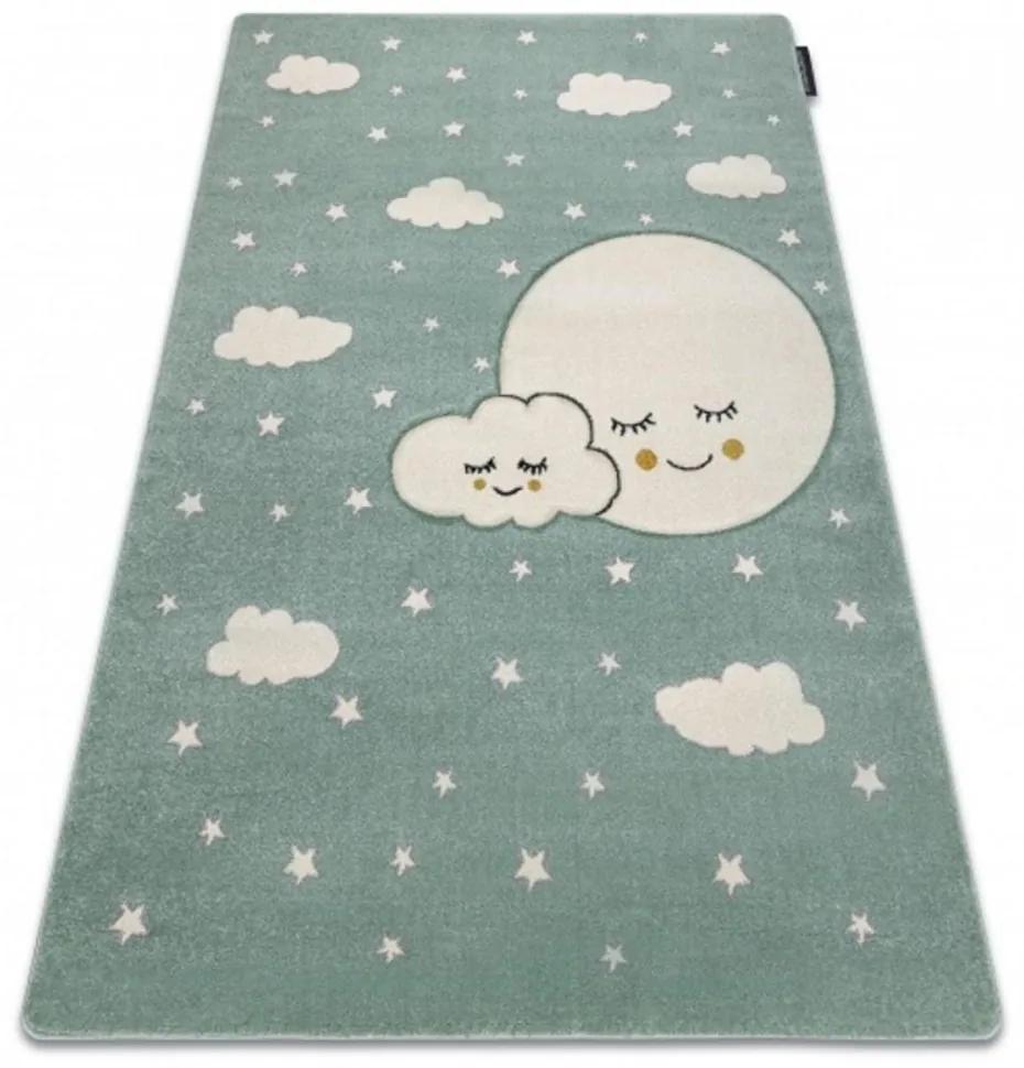 Detský kusový koberec Mesiac mätový 160x220cm