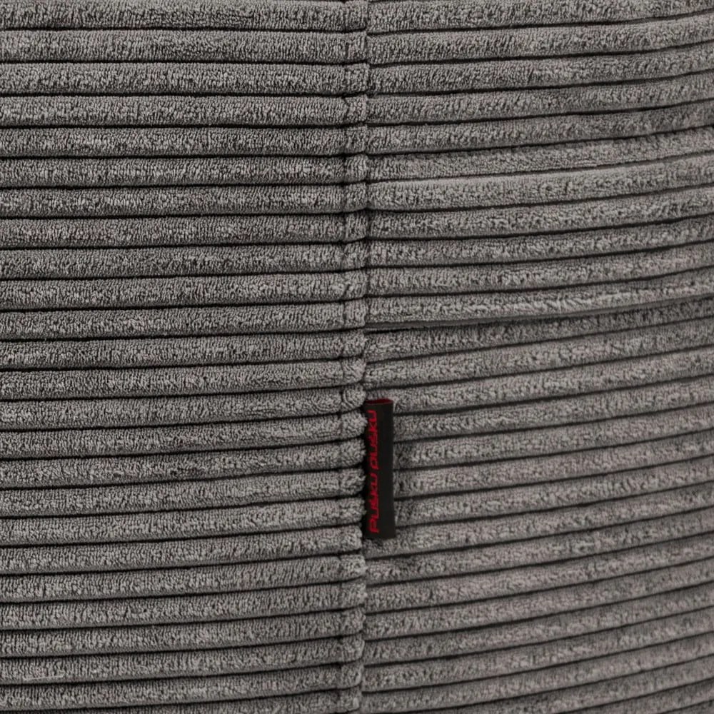 Modrý menčestrový sedací vak Roll 135 – SLOWDOWN