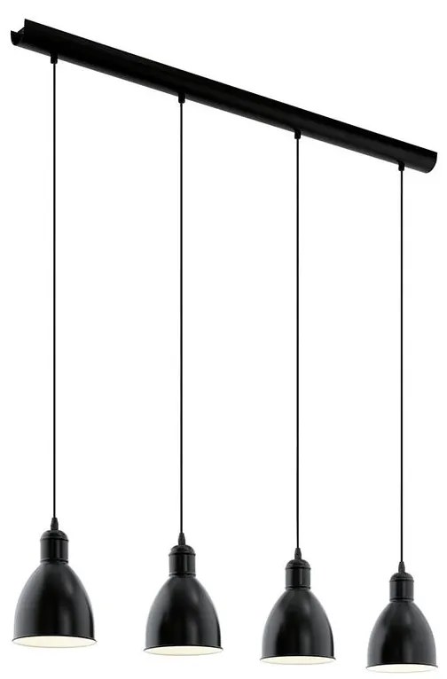 Eglo 49466 - Luster PRIDDY 4xE27/60W/230V EG49466