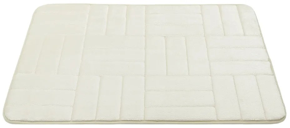 BO-MA koberce Protišmyková kúpeľňová predložka 3D 667 cream - 50x40 cm