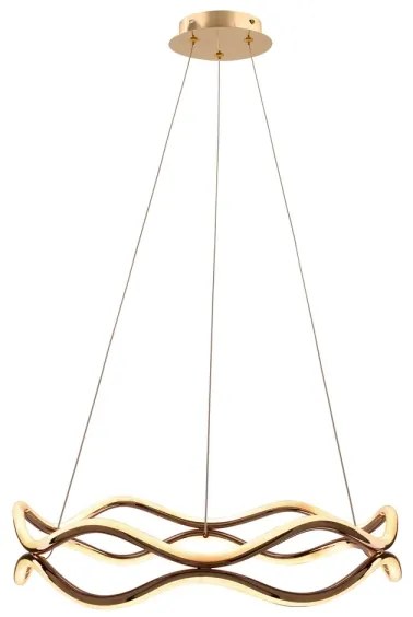 LED luster na lankách VAVE LED/28W/230V ružové zlato