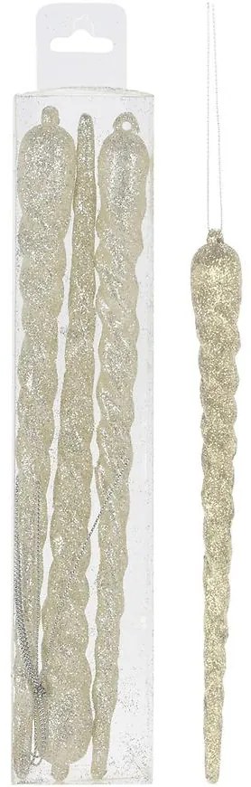 Cencúľ 23 cm (3 ks) silver CAA734110