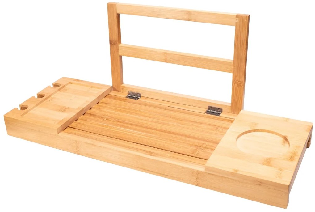 Bambusový stolík do vane Dafne hnedý