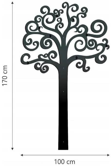 Vešiak na stenu strom života 170