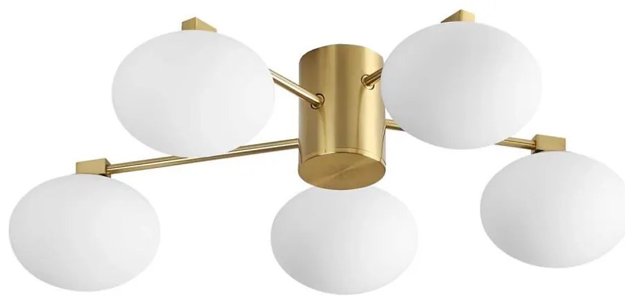 Ideal Lux - LED Prisadený luster HERMES 5xG9/3W/230V pr. 60 cm zlatá 316697