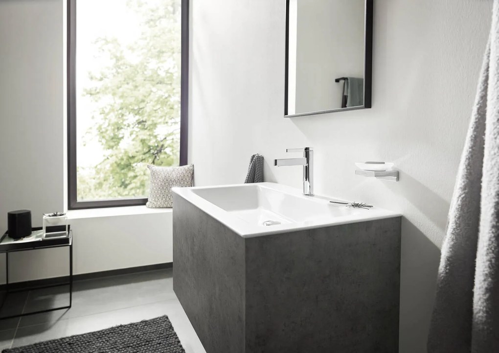 Hansgrohe Finoris, umývadlová batéria 110, s výpustom Push-Open, CoolStart, EcoSmart, chrómová, HAN-76024000