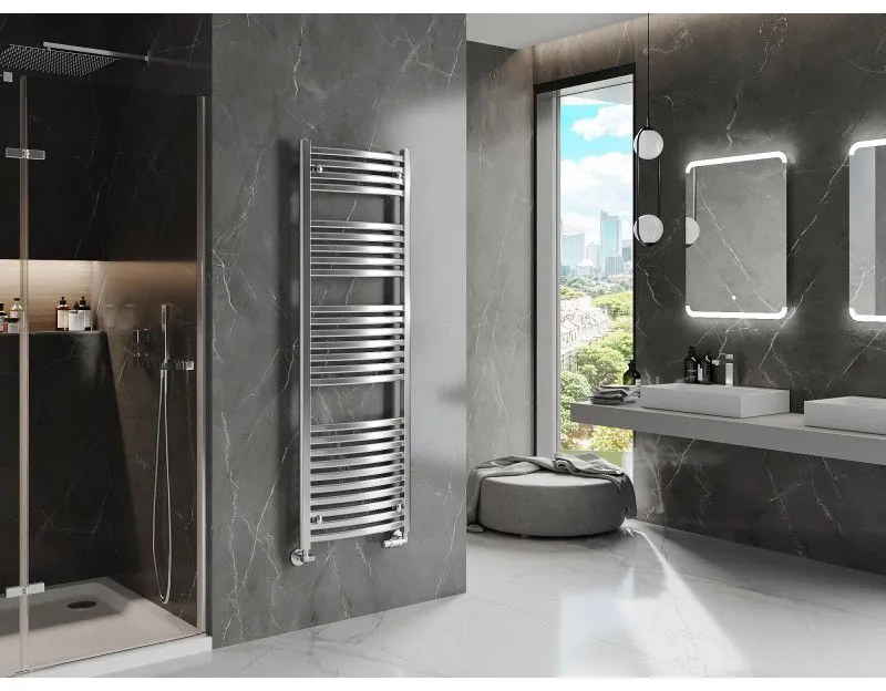 Mexen Helios, vykurovacie teleso 1500x500 mm, 537 W, chrómová, W103-1500-500-00-01