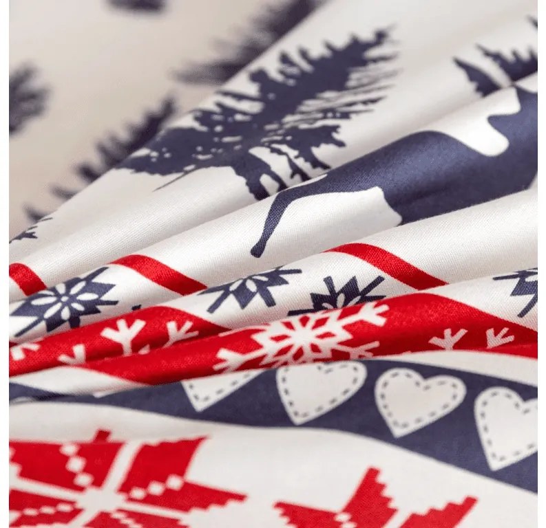 Obliečky z mikrovlákna TWINKLE CHRISTMAS farebné Rozmer obliečky: 70 x 90 cm | 140 x 200 cm