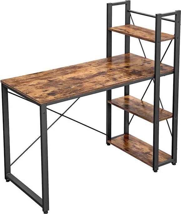 XXXLutz PÍSACÍ STÔL, hnedá, čierna, 120/60/120 cm Boxxx - Online Only kancelárie - 002543000107