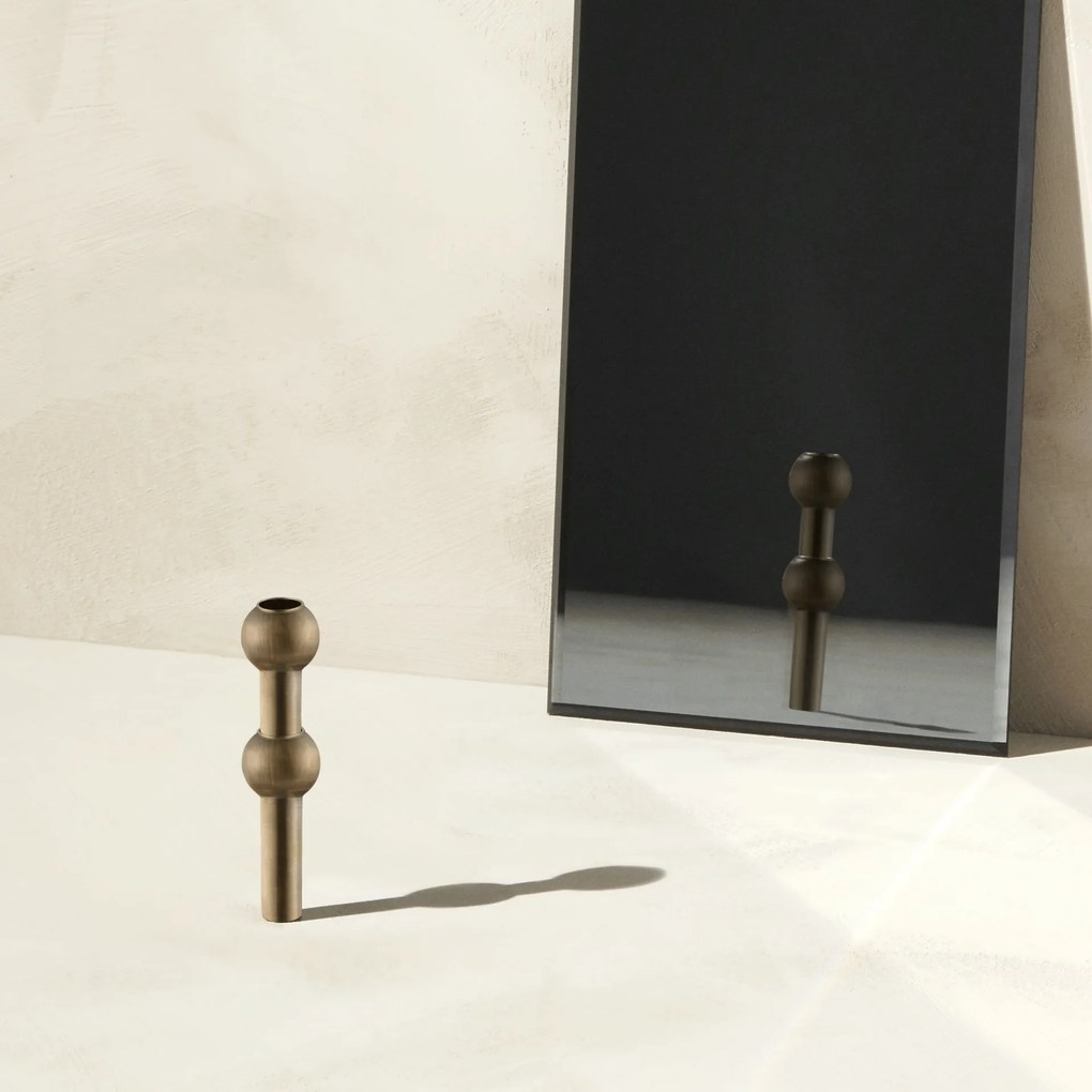 Stoff Nagel Dizajnová vázička STOFF Nagel Bronzed Brass
