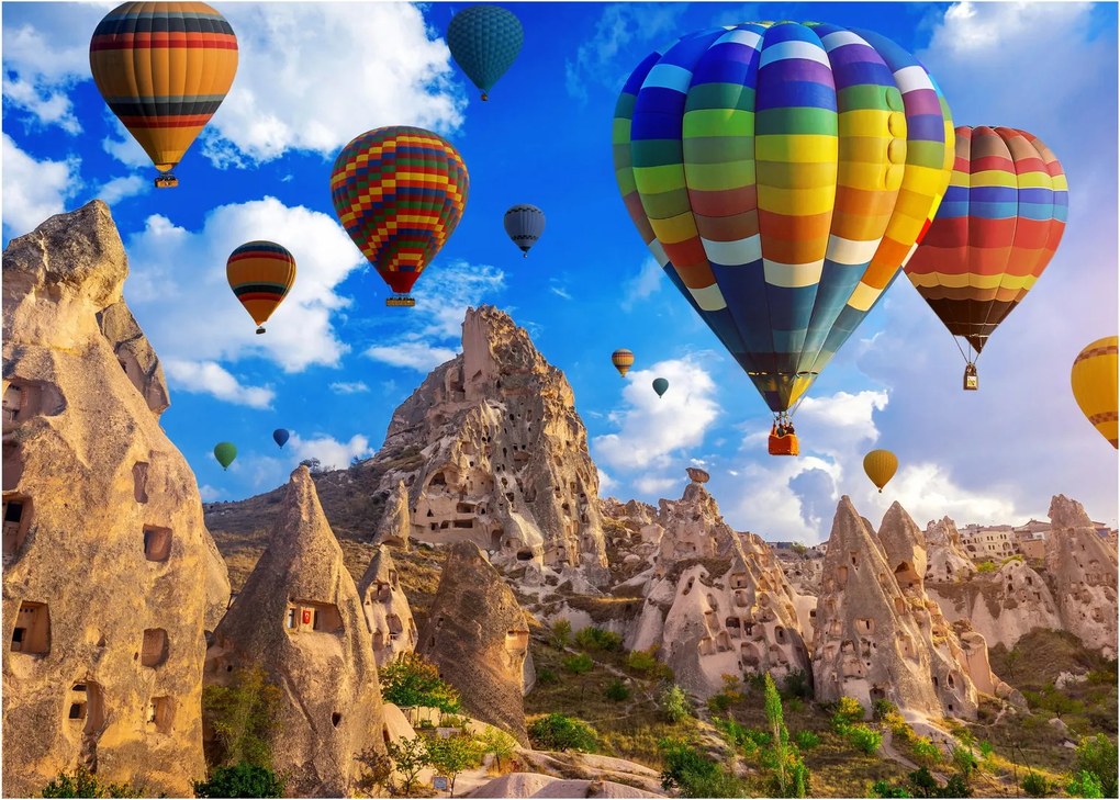 Obraz - Teplovzdušné balóny, Cappadocia, Turkey. (70x50 cm)
