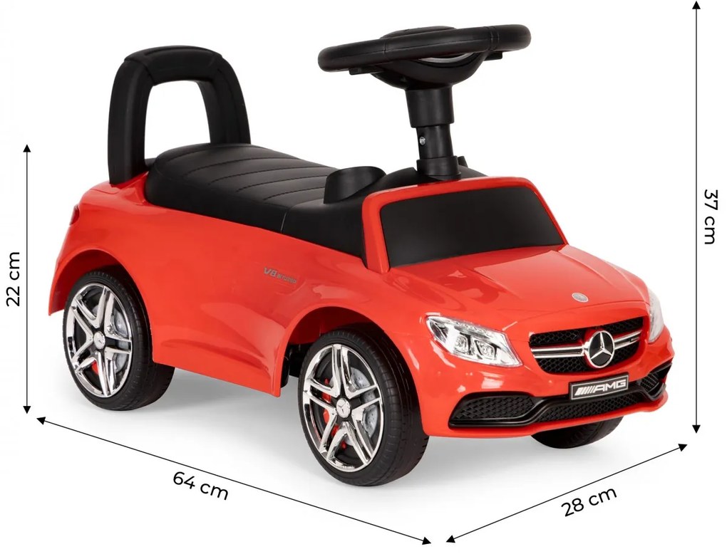 Odrážedlo Mercedes I červené