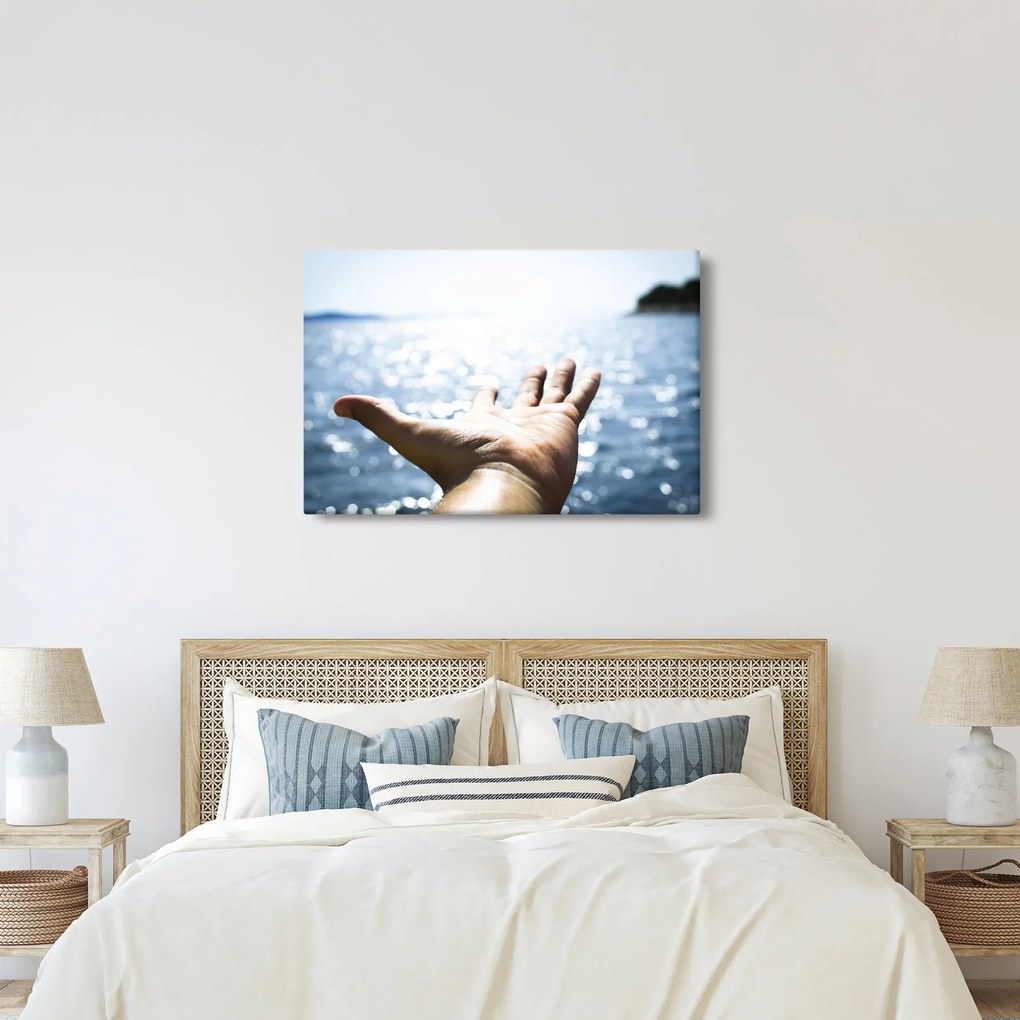 Obraz otvorenej dlane (90x60 cm)