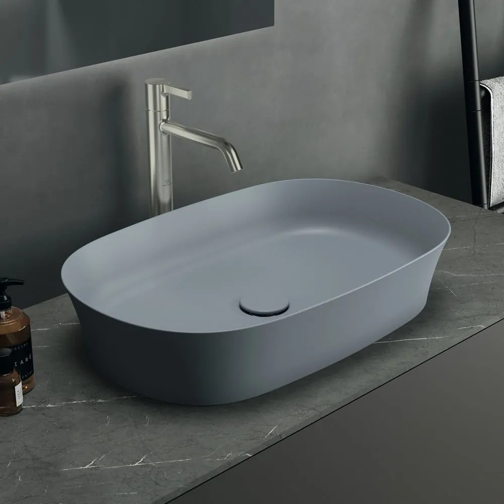Svetlomodré keramické umývadlo 60x38 cm Ipalyss – Ideal Standard