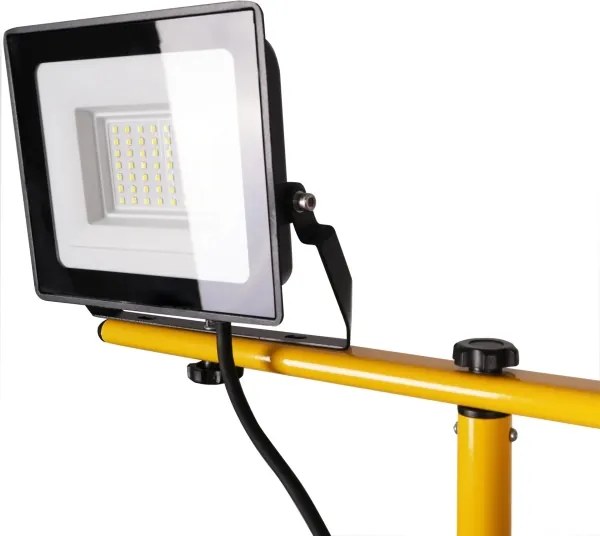 LED reflektor so stojanom 2xLED/30W/230V 6500K IP65 žltý