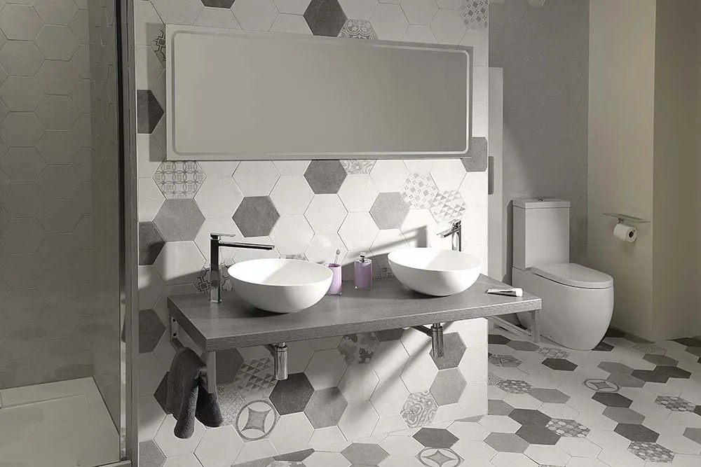 Sapho Sapho, GEMINI LED podsvietené zrkadlo 1200x600mm, GM120