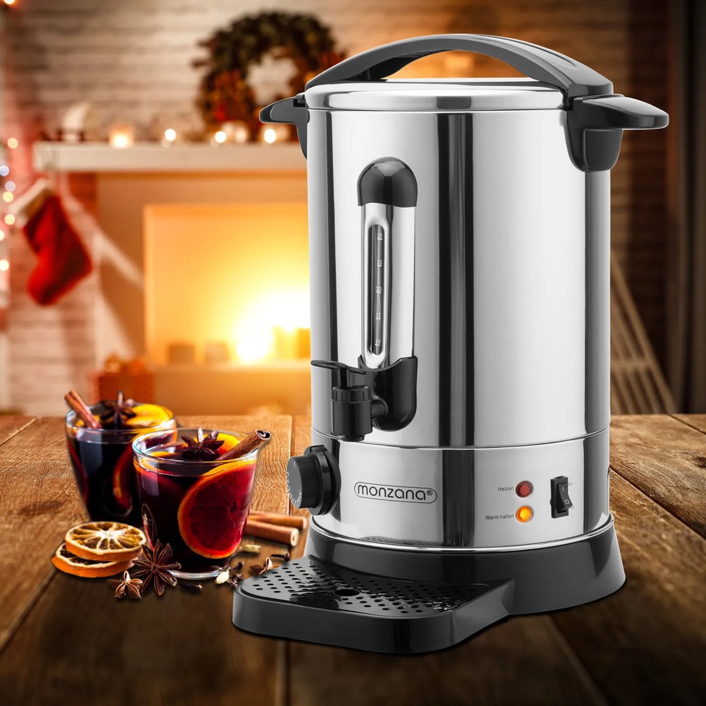Jurhan Varič na víno/čaj COZY, 6,8l, strieborná