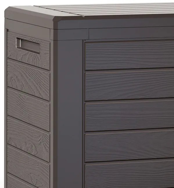 InternetovaZahrada Úložný box Woody 280 L - hnedý