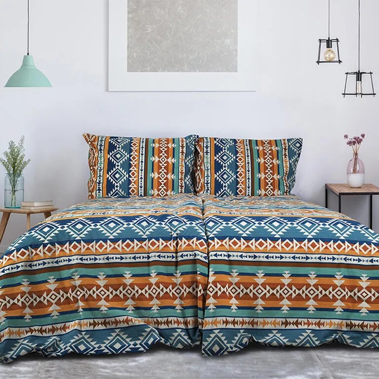 Flanelové posteľné obliečky AZTEC SPIRIT