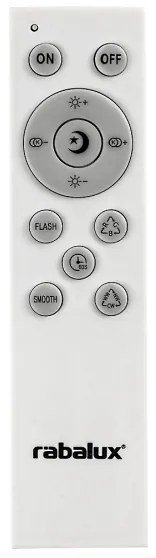 Rabalux 3509 - LED RGB Stmievateľné stropné svietidlo RODION LED/24W/230V + diaľkový ovládač