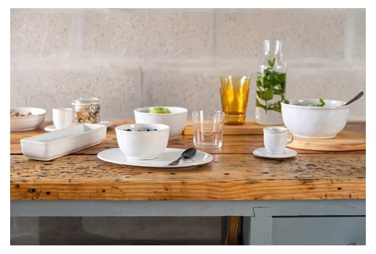 Biela kameninová miska Costa Nova Roda, ⌀ 16 cm