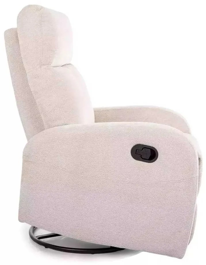 Polohovacie kreslo Olimp, krémová