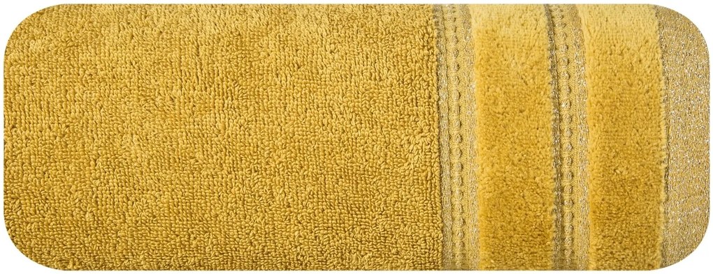 FROTÉ UTERÁK GLORY7 SADA 6KS 30X50 CM HORČICOVÁ