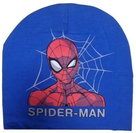 Setino - Chlapčenská / detská prechodová jesenná / jarná čiapka Spiderman Marvel - modrá 52