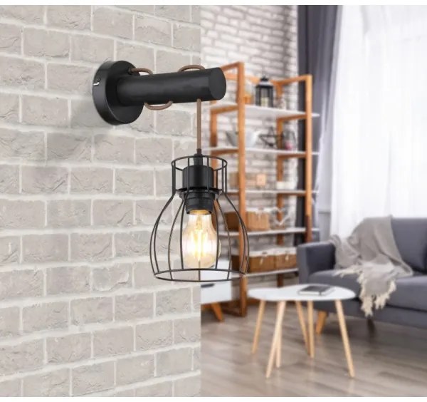 Globo 15326NWB - Nástenné svietidlo MINA 1xE27/40W/230V