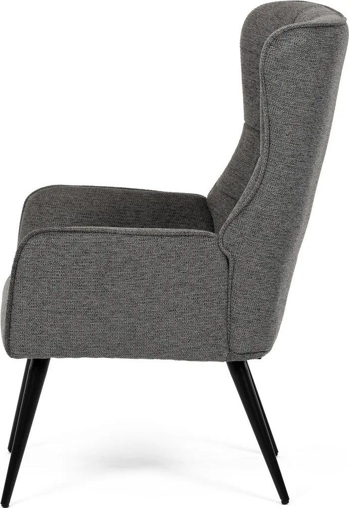 Relaxačné kreslo 315 GREY2, tmavosivá