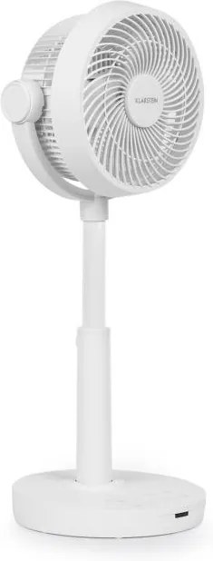 Klarstein Neo Stream, stojanový ventilátor, VarioFresh 3D, 30 W, WhisperFlow, biely