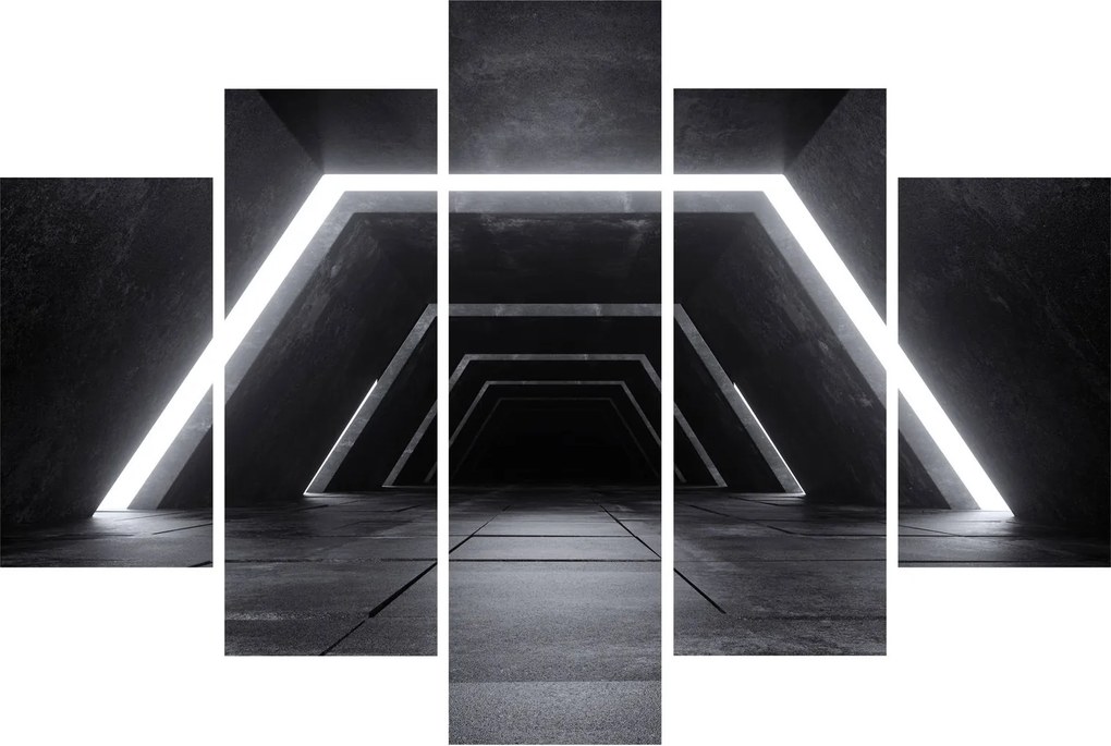 Obraz - Futuristický tunel (150x105 cm)