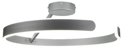 LED Stmievateľný prisadený luster LED/72W/230V 3000-6500K chróm + diaľkové ovládanie