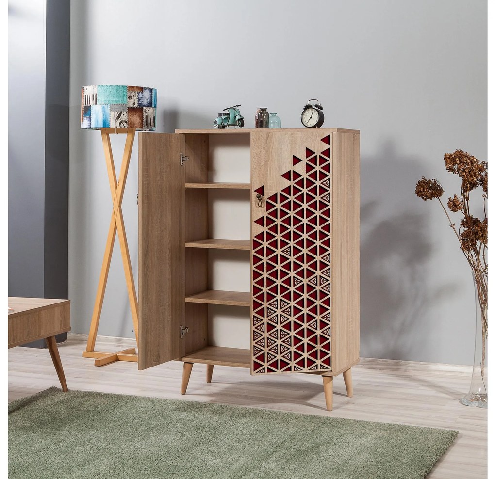 Skrinka Multibox 122 (dub sonoma). Akcia -17%. Vlastná spoľahlivá doprava až k Vám domov. 1088381