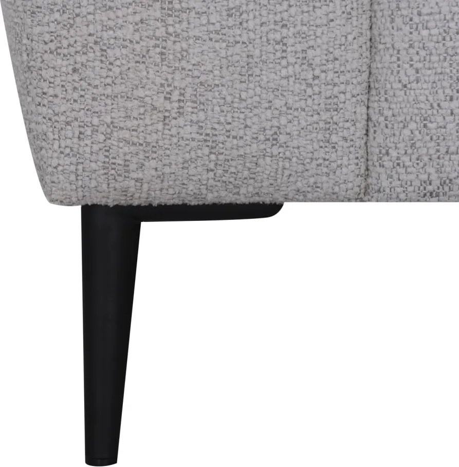 Rozkladacia pohovka na trvalé spanie Georgia, achátovo šedá tkanina