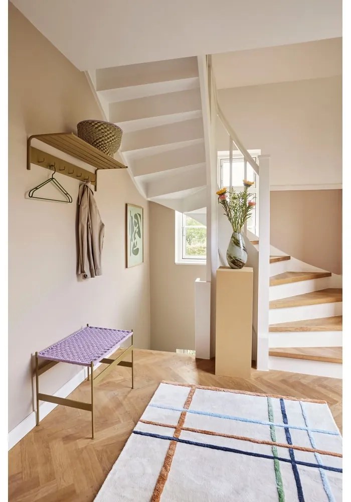 Fialová lavica Peri – Hübsch