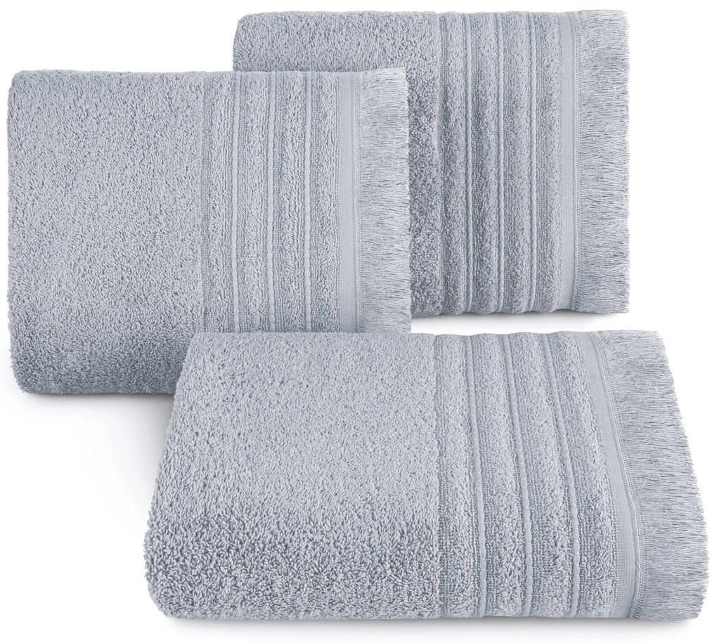 BAVLNENÝ UTERÁK MIRENA 70X140 CM SIVÁ