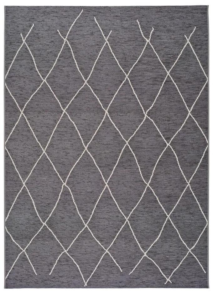 Sivý vonkajší koberec Universal Sigrid, 57 x 110 cm