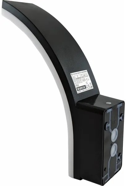 LED vonkajšie nástenné svietidlo so snímačom pohybu a súmraku, 20 W, 230 V, IP65