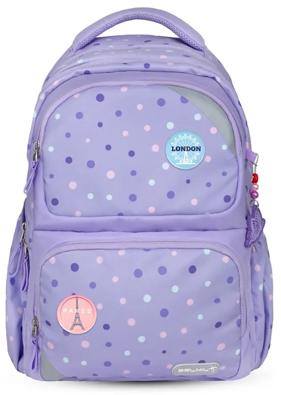 Školský batoh BELMIL Maxi pack Purple Dots