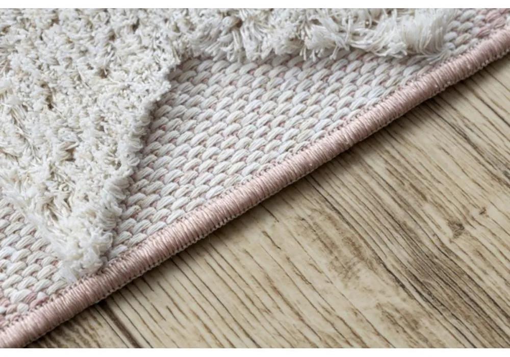 Kusový koberec Romba ružový 155x220cm